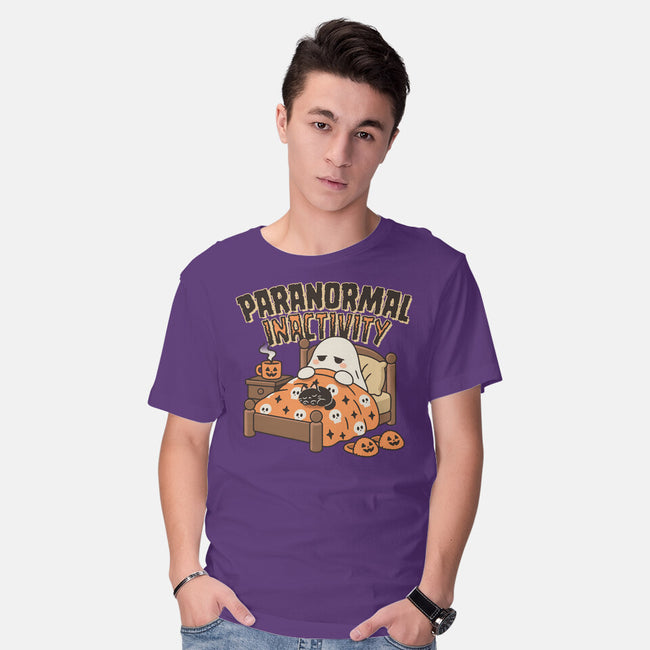 Spooky Paranormal Inactivity-Mens-Basic-Tee-Popnotic