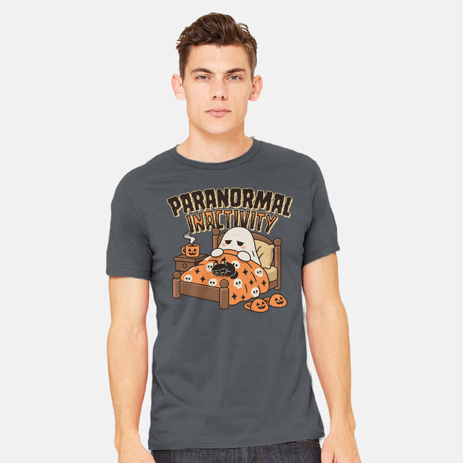 Spooky Paranormal Inactivity-Mens-Heavyweight-Tee-Popnotic