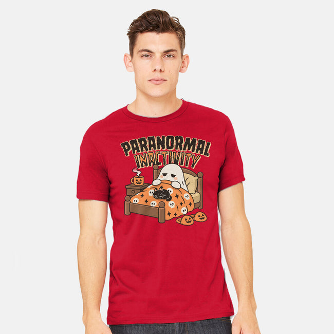 Spooky Paranormal Inactivity-Mens-Heavyweight-Tee-Popnotic