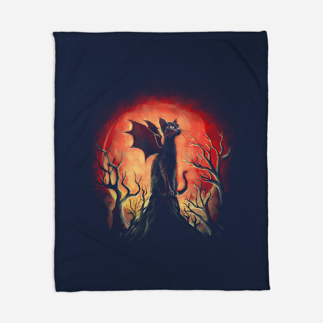 Dragon Cat-None-Fleece-Blanket-zascanauta