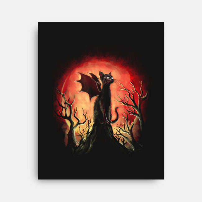 Dragon Cat-None-Stretched-Canvas-zascanauta