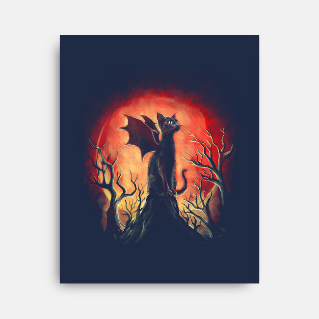 Dragon Cat-None-Stretched-Canvas-zascanauta