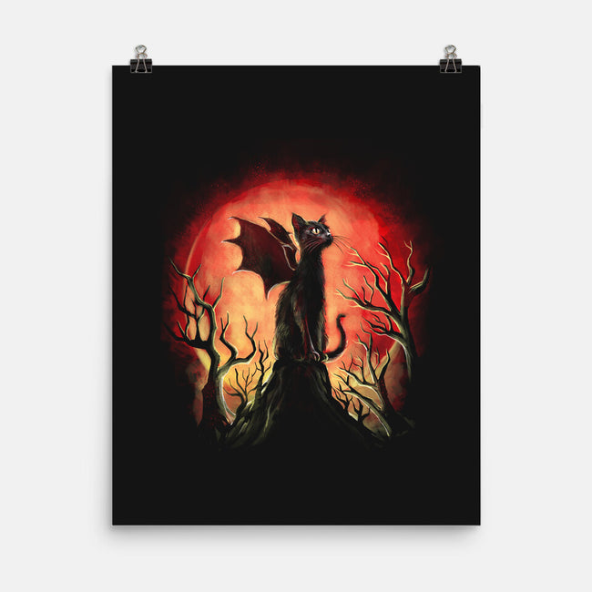 Dragon Cat-None-Matte-Poster-zascanauta