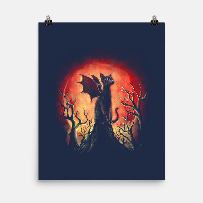 Dragon Cat-None-Matte-Poster-zascanauta