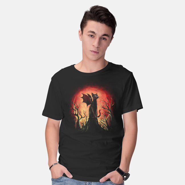 Dragon Cat-Mens-Basic-Tee-zascanauta