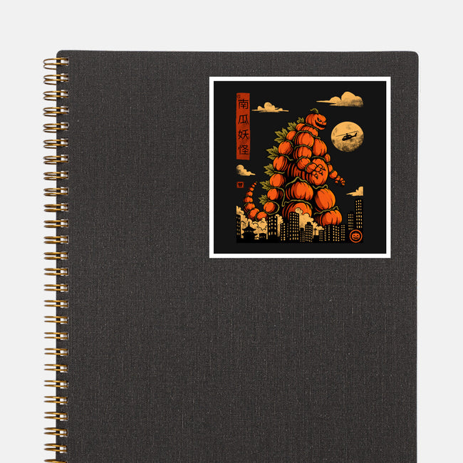 Pumpkin Kaiju-None-Glossy-Sticker-erion_designs