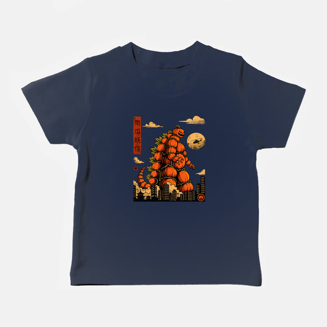 Pumpkin Kaiju-Baby-Basic-Tee-erion_designs