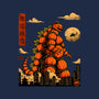Pumpkin Kaiju-None-Fleece-Blanket-erion_designs