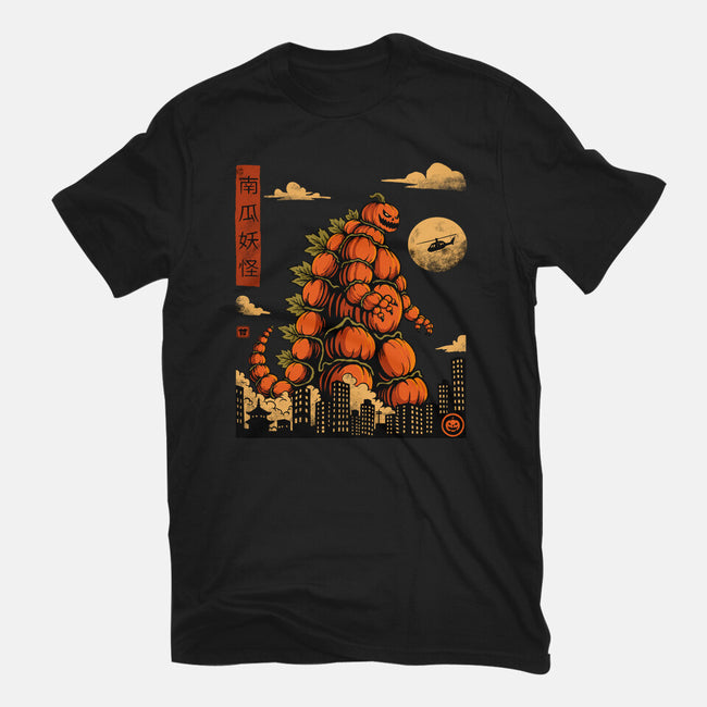 Pumpkin Kaiju-Womens-Fitted-Tee-erion_designs