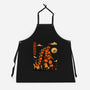 Pumpkin Kaiju-Unisex-Kitchen-Apron-erion_designs