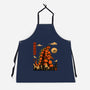 Pumpkin Kaiju-Unisex-Kitchen-Apron-erion_designs