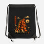 Pumpkin Kaiju-None-Drawstring-Bag-erion_designs
