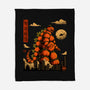 Pumpkin Kaiju-None-Fleece-Blanket-erion_designs