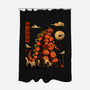 Pumpkin Kaiju-None-Polyester-Shower Curtain-erion_designs