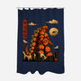 Pumpkin Kaiju-None-Polyester-Shower Curtain-erion_designs