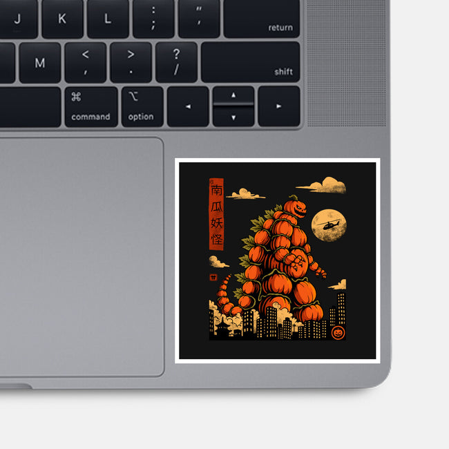 Pumpkin Kaiju-None-Glossy-Sticker-erion_designs