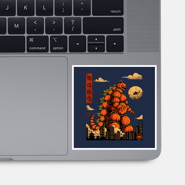 Pumpkin Kaiju-None-Glossy-Sticker-erion_designs