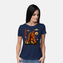 Pumpkin Kaiju-Womens-Basic-Tee-erion_designs