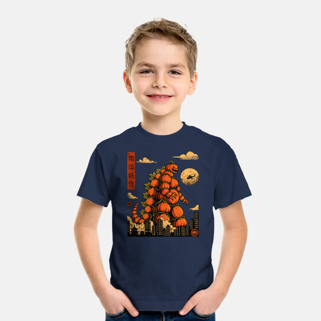 Pumpkin Kaiju-Youth-Basic-Tee-erion_designs