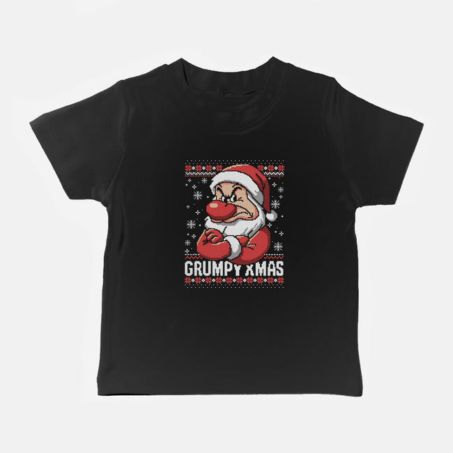 Grumpy Christmas-Baby-Basic-Tee-NemiMakeit