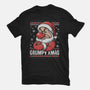Grumpy Christmas-Unisex-Basic-Tee-NemiMakeit
