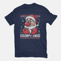 Grumpy Christmas-Unisex-Basic-Tee-NemiMakeit