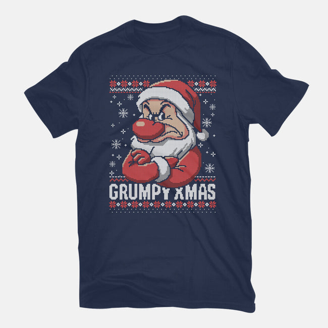 Grumpy Christmas-Mens-Basic-Tee-NemiMakeit