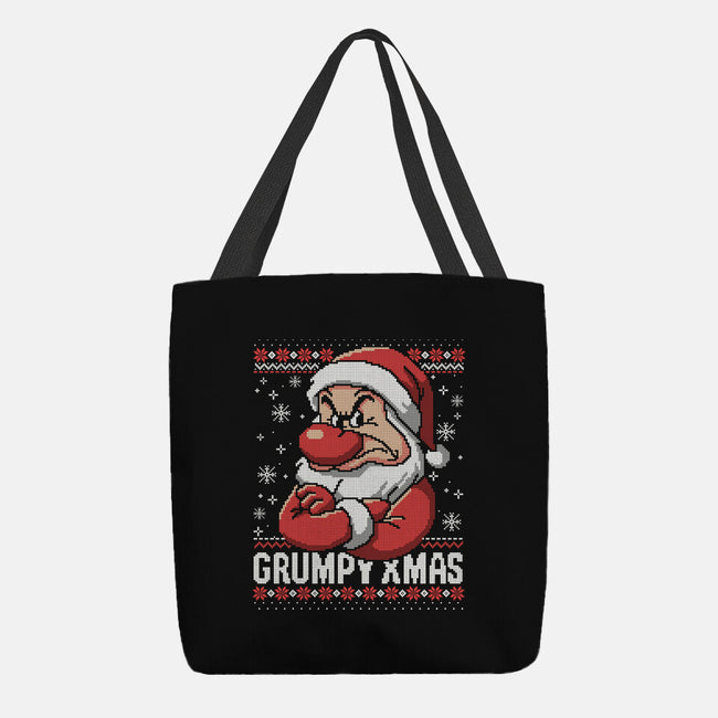 Grumpy Christmas-None-Basic Tote-Bag-NemiMakeit