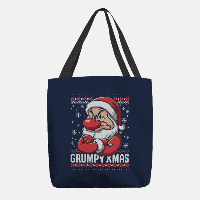 Grumpy Christmas-None-Basic Tote-Bag-NemiMakeit