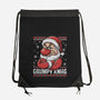 Grumpy Christmas-None-Drawstring-Bag-NemiMakeit