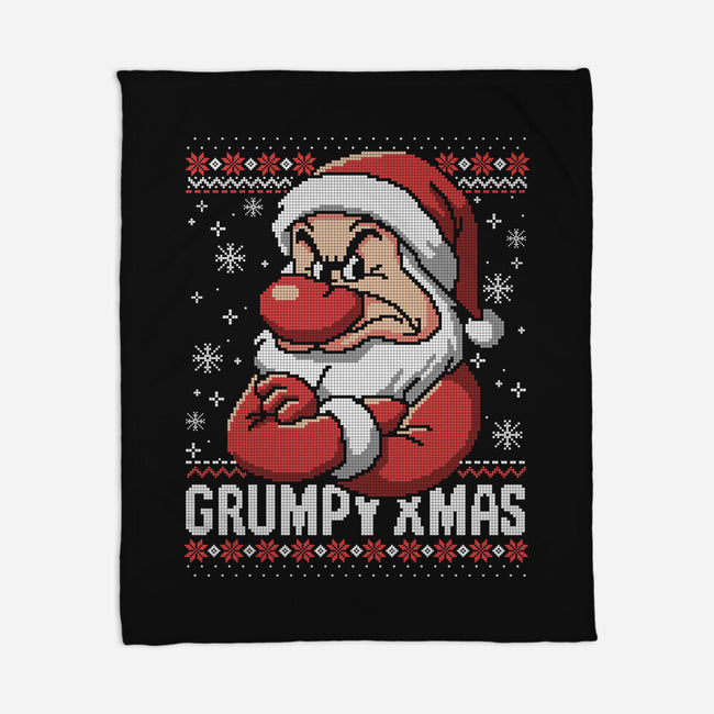 Grumpy Christmas-None-Fleece-Blanket-NemiMakeit