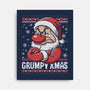 Grumpy Christmas-None-Stretched-Canvas-NemiMakeit