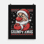 Grumpy Christmas-None-Matte-Poster-NemiMakeit