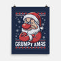 Grumpy Christmas-None-Matte-Poster-NemiMakeit