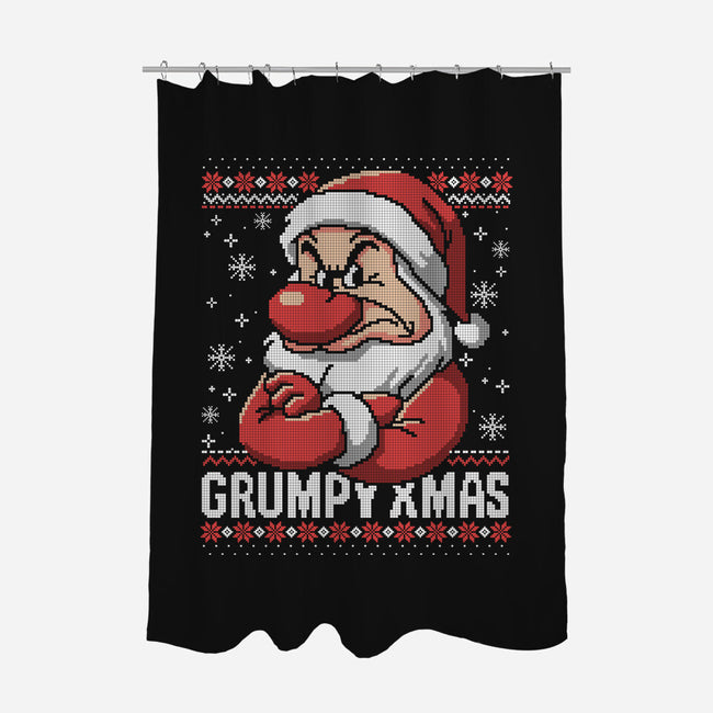 Grumpy Christmas-None-Polyester-Shower Curtain-NemiMakeit