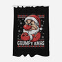 Grumpy Christmas-None-Polyester-Shower Curtain-NemiMakeit