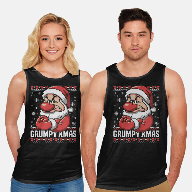 Grumpy Christmas-Unisex-Basic-Tank-NemiMakeit