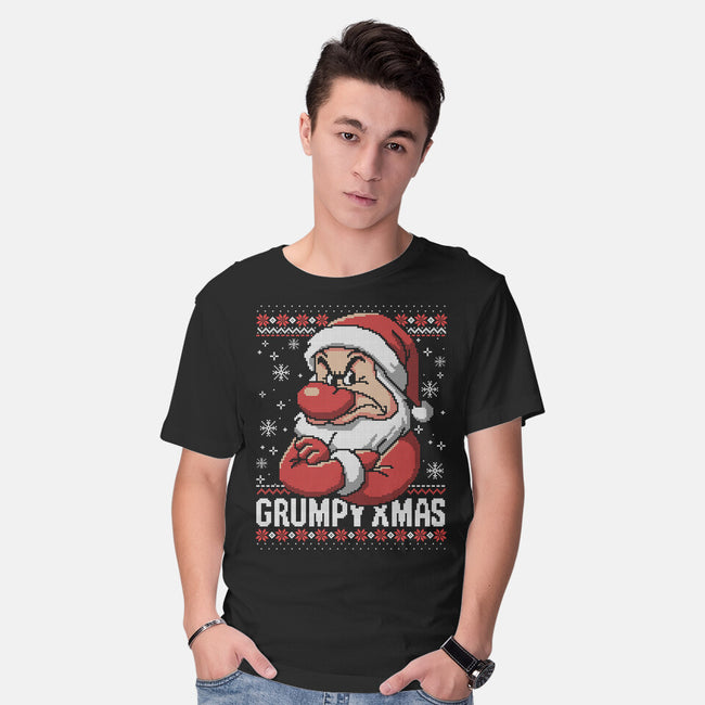 Grumpy Christmas-Mens-Basic-Tee-NemiMakeit