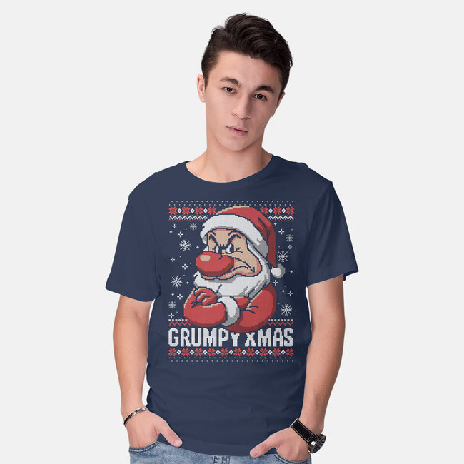 Grumpy Christmas-Mens-Basic-Tee-NemiMakeit