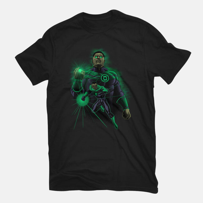 Star Sector Protector-Mens-Basic-Tee-Astrobot Invention