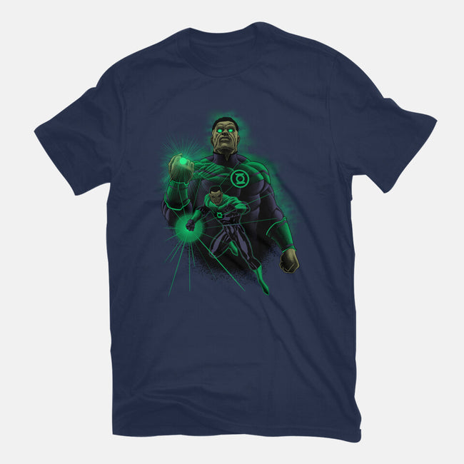 Star Sector Protector-Womens-Fitted-Tee-Astrobot Invention