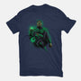 Star Sector Protector-Womens-Fitted-Tee-Astrobot Invention