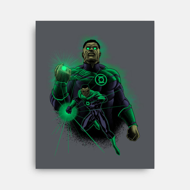 Star Sector Protector-None-Stretched-Canvas-Astrobot Invention