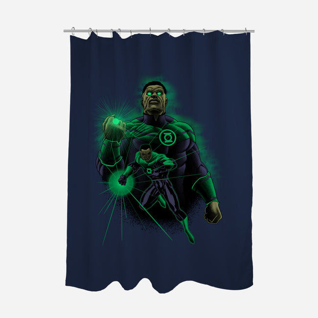 Star Sector Protector-None-Polyester-Shower Curtain-Astrobot Invention