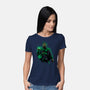 Star Sector Protector-Womens-Basic-Tee-Astrobot Invention