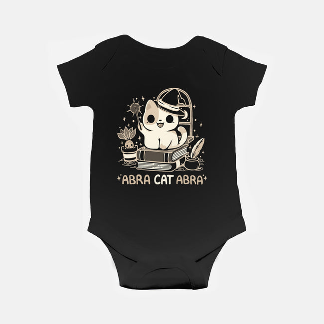 Abracatabra Magic Cat-Baby-Basic-Onesie-Vallina84