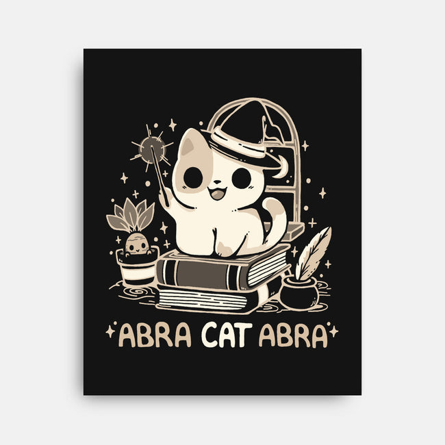 Abracatabra Magic Cat-None-Stretched-Canvas-Vallina84