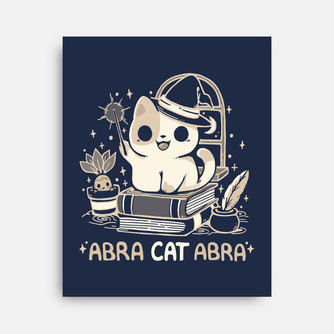 Abracatabra Magic Cat-None-Stretched-Canvas-Vallina84