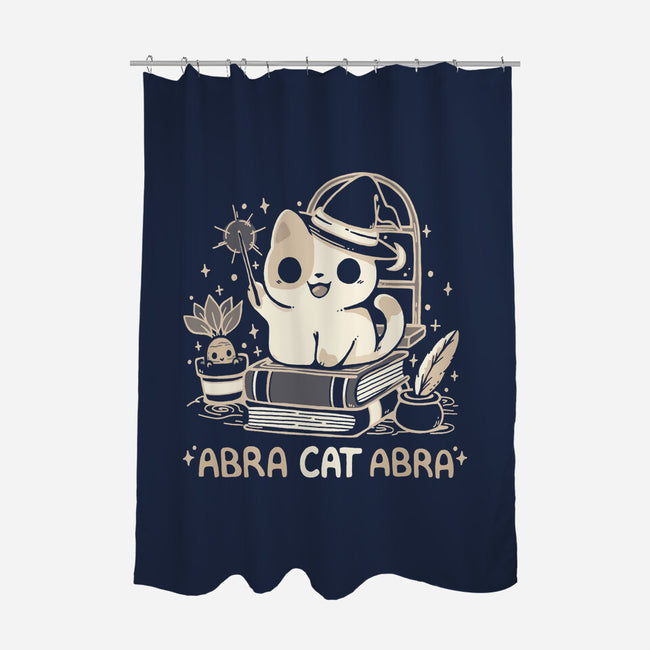 Abracatabra Magic Cat-None-Polyester-Shower Curtain-Vallina84