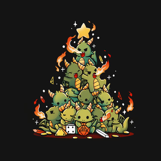 Christmas Tree Dragons-Womens-Racerback-Tank-Vallina84